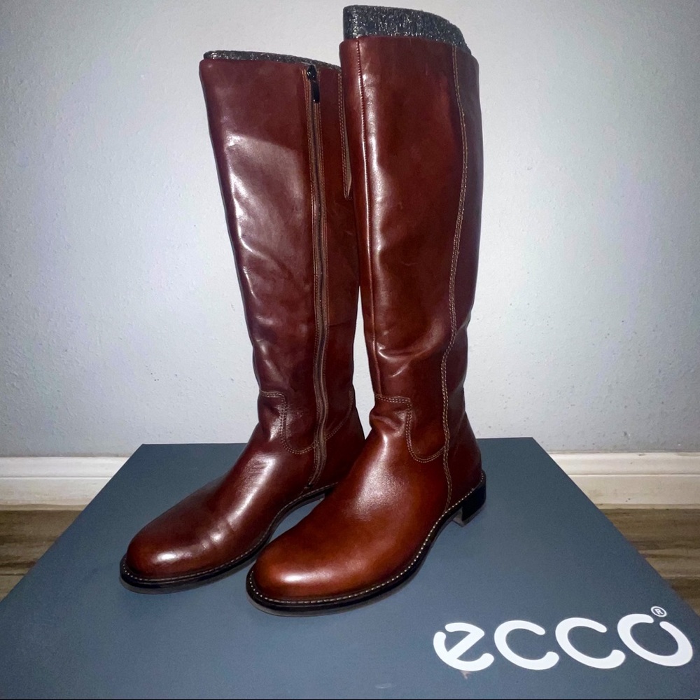 ECCO Sartorelle 25 Women’s Brown High Boots (6-6.5)